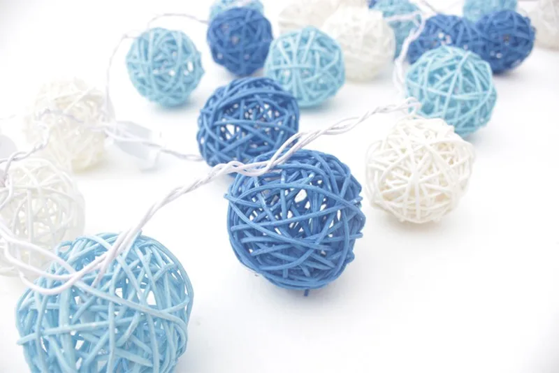 Светодиодный светильник с ротанговым шариком 20 светодиодов | Лампы и освещение