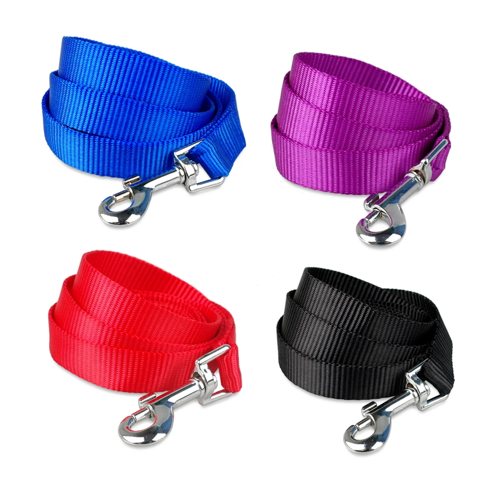 Нейлоновый Поводок для собак маленького размера ручка прогулок щенков поводок