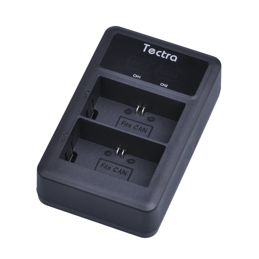 Tectra LP-E6 LP E6 LP-E6N светодиодный дисплей 2-портовое Зарядное устройство USB для камеры