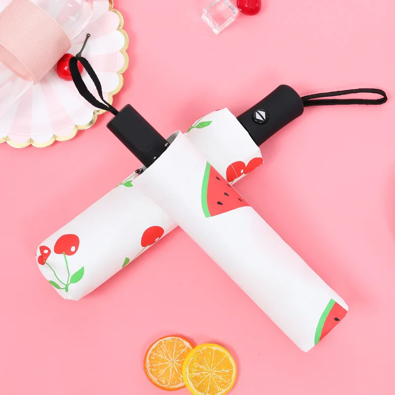 Оригинальность Полностью фруктов зонтик Зонт с арбузами лимонный Cherry общего