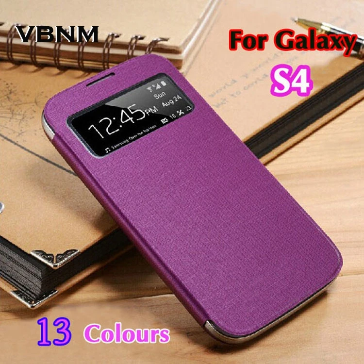 Тонкий кожаный чехол кобура с функцией сна и пробуждения для samsung Galaxy S4 SIV I9500