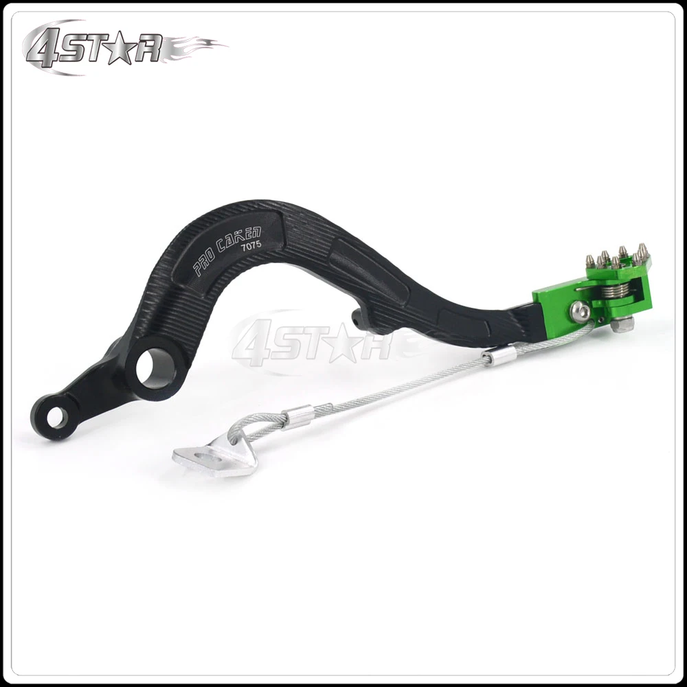Мотоцикл с ЧПУ Алюминий педаль тормоза для KAWASAKI KXF450 KX450F 2006- KLX450R 2008-2009 Байк