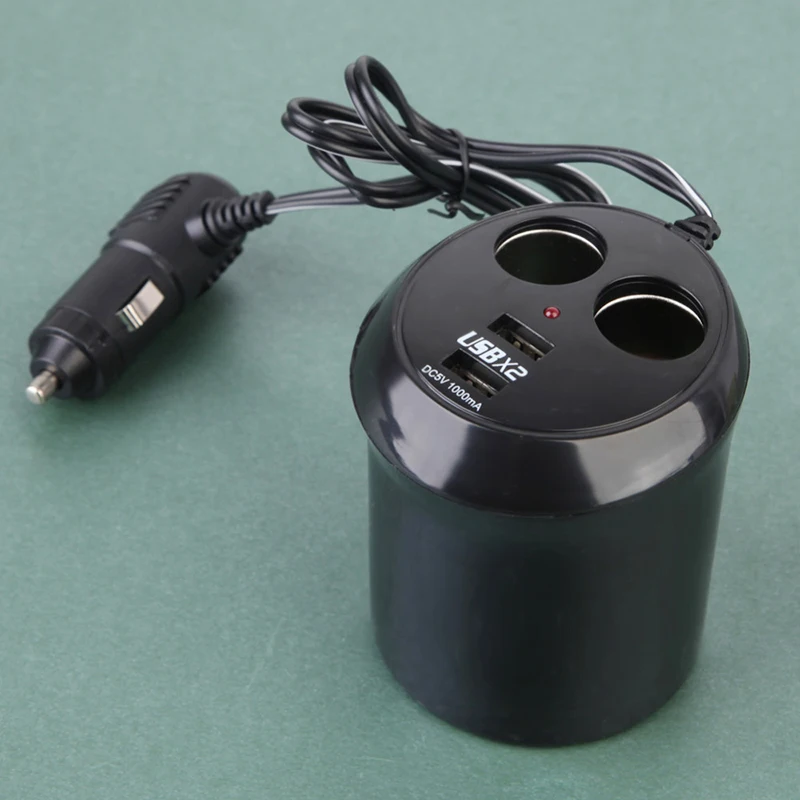 Автомобильное зарядное устройство с многофункциональным дисплеем разветвитель