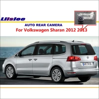 liislee car rear view camera for volkswagen vw sharan 2012 2013 reverse camera hd ccd rca ntst pal license plate lamp cam