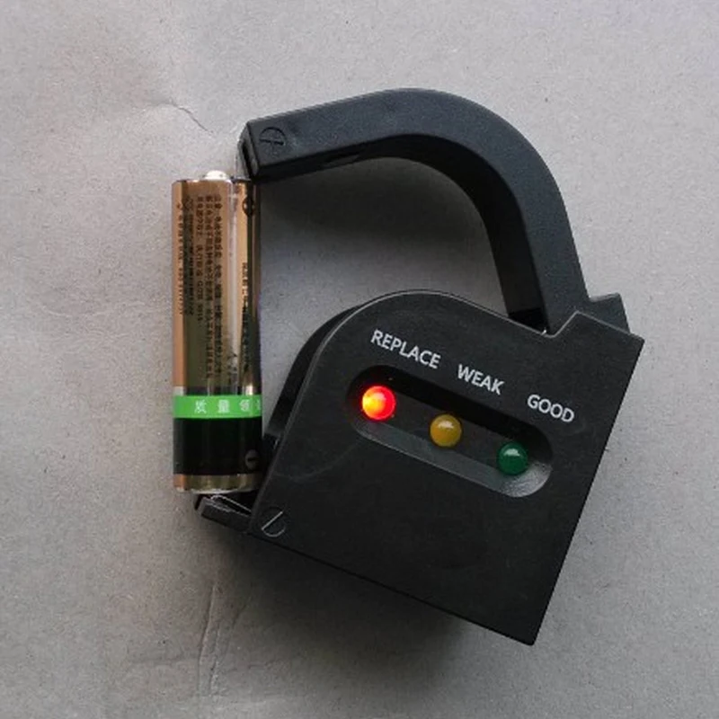 Пластиковый ящик для хранения батарей AA/AAA/9 V/AG/CR съемный тестер контейнер