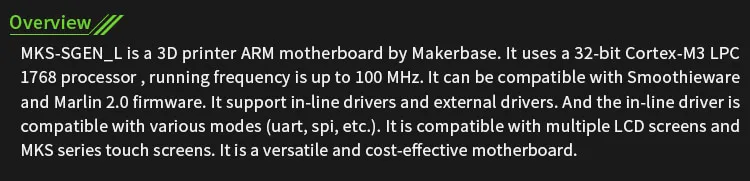 Makerbase 32-битный МКС SGen_L smoothetheware и марлина 2,0 плата управления утверждения TMC2208 и TMC2209 uart режим TMC2130 spi режим