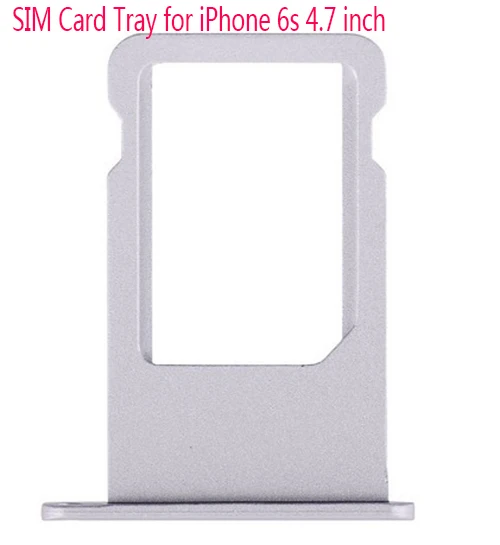 5 шт./лот новый лоток для sim-карт iPhone6s 4 7 дюйма золото/серебро/серый/розовое золото