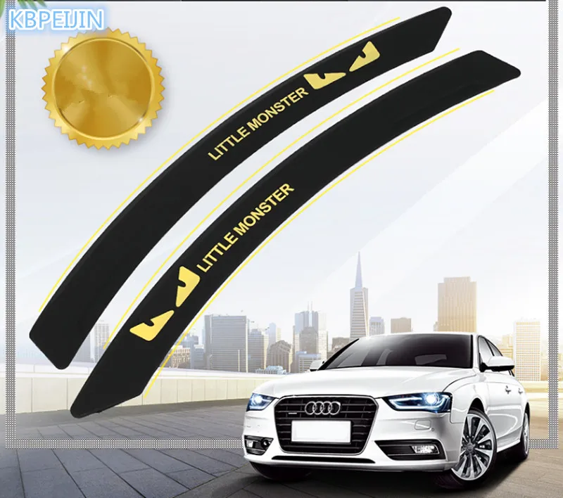 

2pcs Car styling Wheel eyebrow Anti-collision Strip Stickers for Citroen c2 c4 c5 c4l c3 saxo xsara picasso berlingo accessories