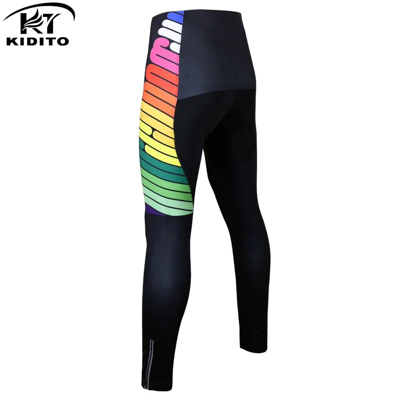 Женские зимние утепленные велосипедные брюки kiditgend 2019 колготки с 3D гелевыми