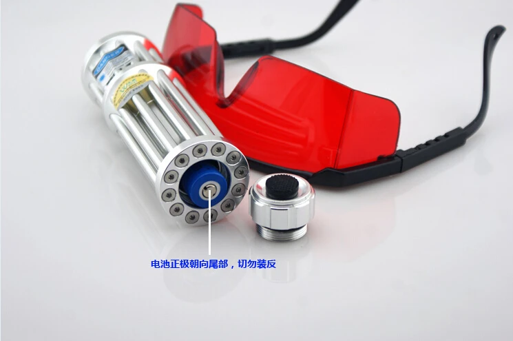 

High Power Military 450nm 500W 500000m Blue Laser Pointer Flashlight light Burning match/dry wood/black/Burn Cigarettes Hunting