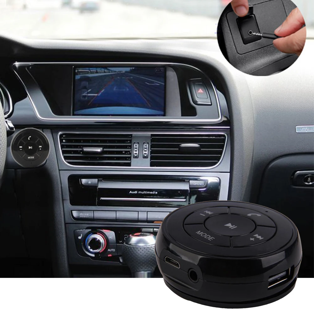 3 5 мм аудио Bluetooth музыкальный приемник адаптер громкой связи автомобиля