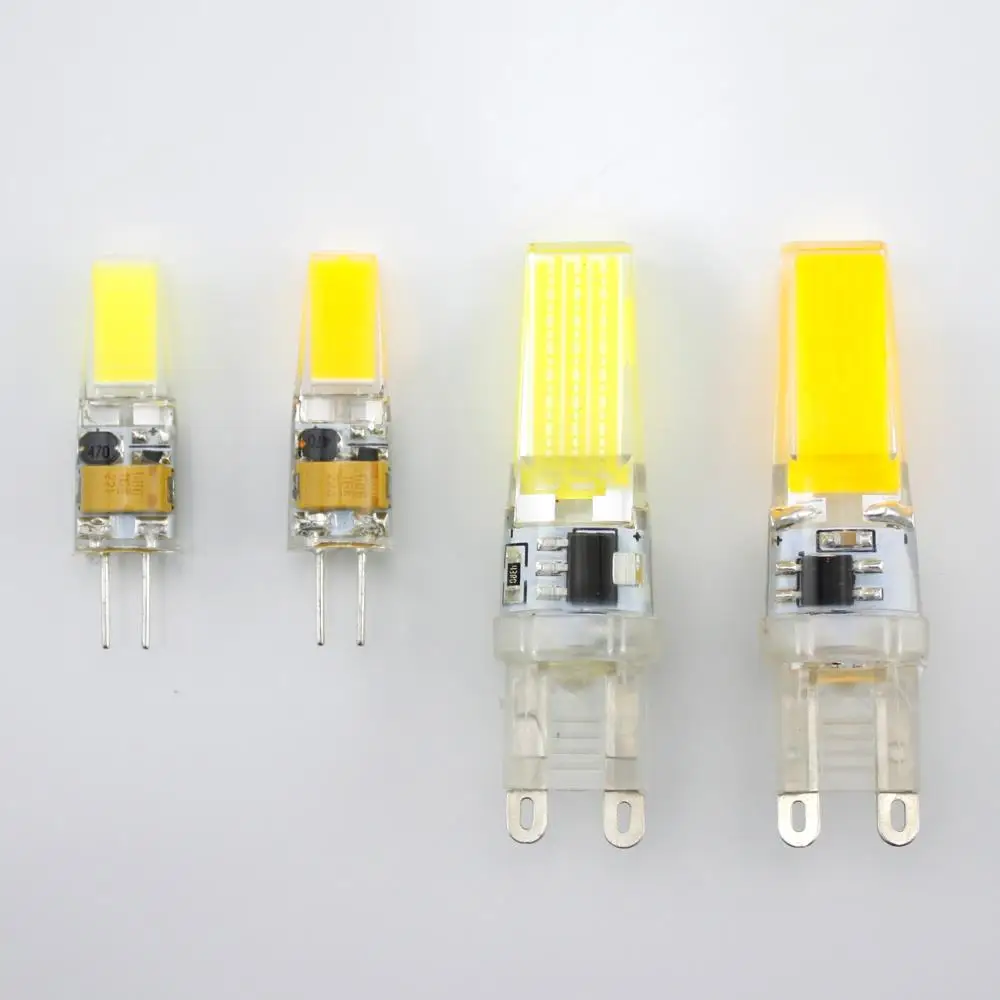 Сменные Галогенные Светодиодные лампы 6 шт./лот G4 220 В COB E14 Вт 9 Вт|g4 led lamp|e14 bulbled e14 bulb