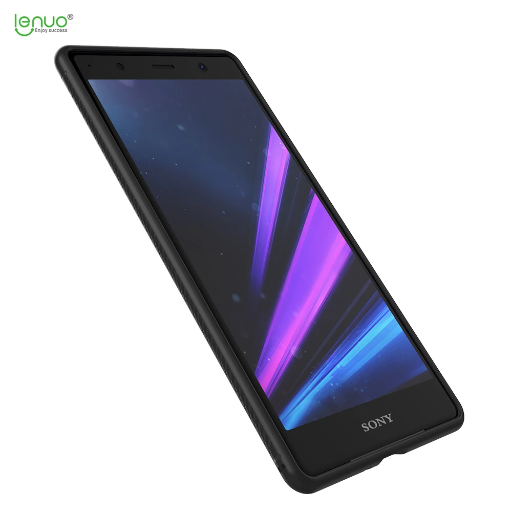 Case For Sony Xperia XZ2 Premium Cover Lenuo Leshen II Soft TPU |