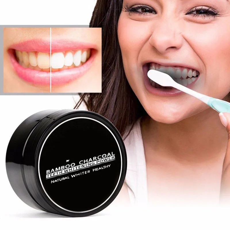 Порошок для ежедневного отбеливания зубов органический активированный