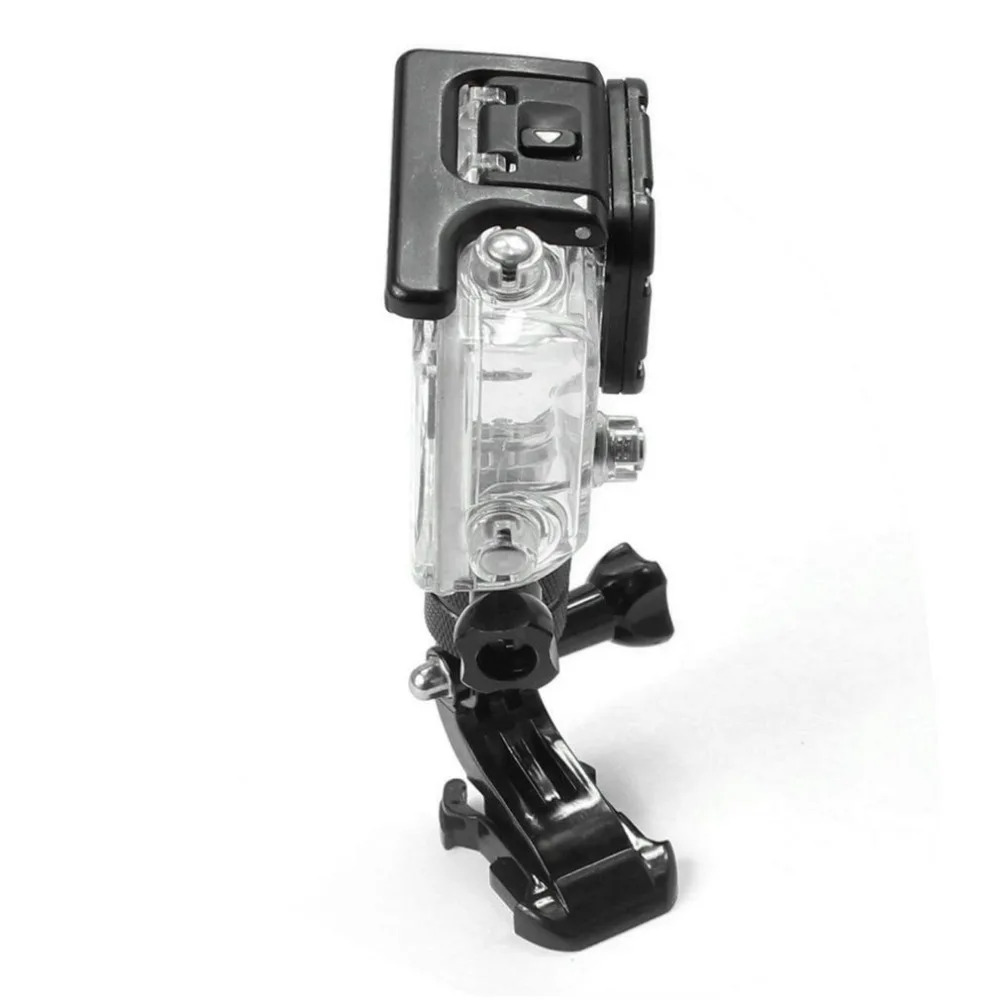 Алюминиевый сплав 360 градусов вращения база штатив держатель для Gopro 1 2 3+ 4 камеры Универсальный Шарнир поворотный рычаг фиксированный адаптер