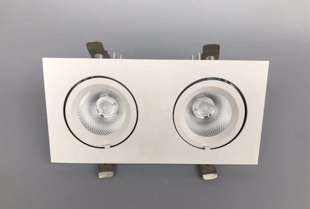 2x12 Вт CREE Поворот на 360 градусов с регулируемой яркостью Двойные головки COB
