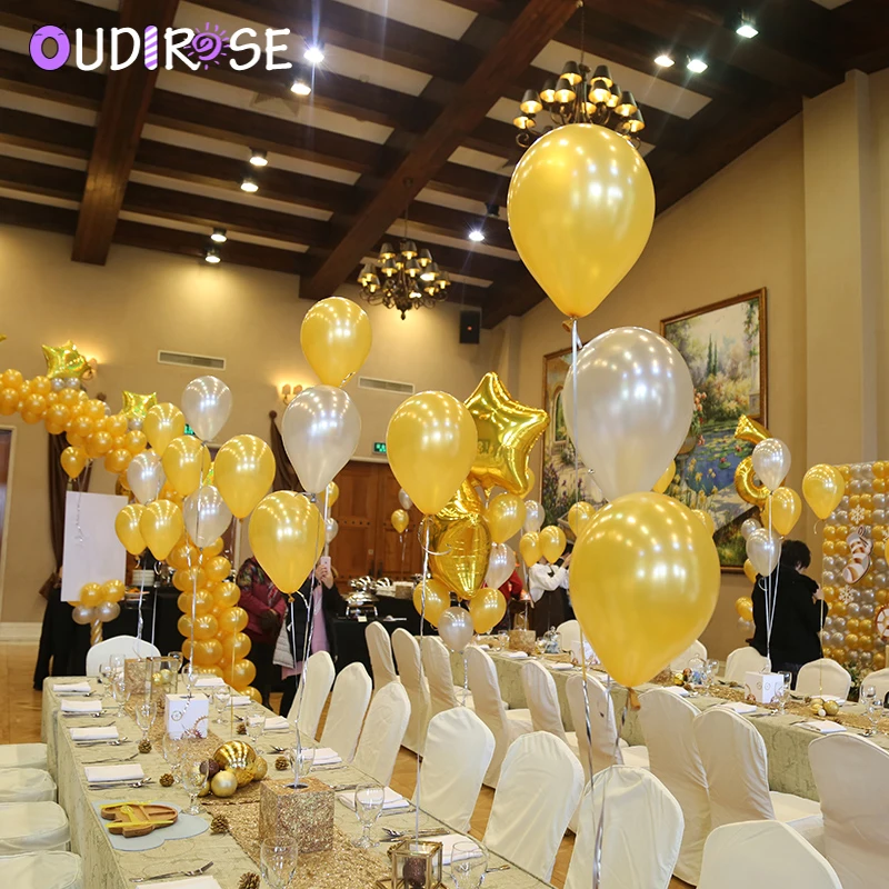 OUDIROSE 5 шт 12 дюймов конфетти блестки латексные воздушные шары Свадебные украшения