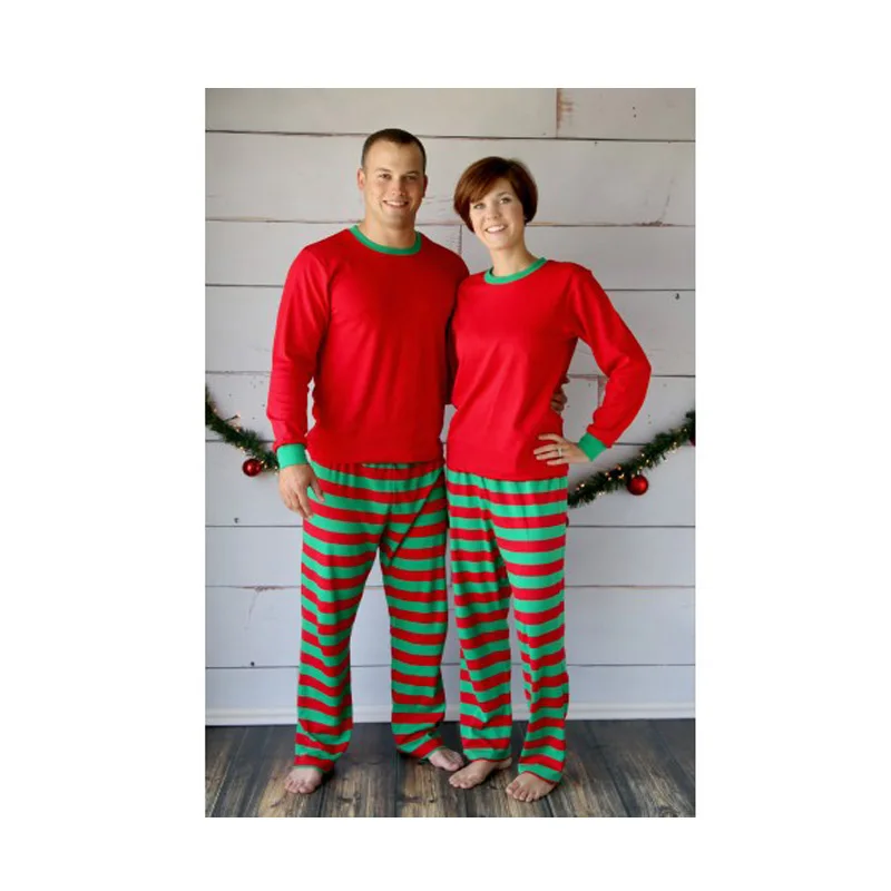 Новая Мода 2016 семейное рождество пижамы Плюс Размер Christmas XMAS pijama infantil дети набор