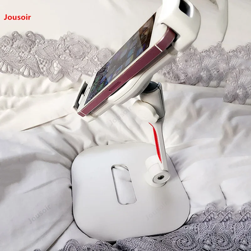 Мобильный телефон стенд плоская полка с волнистым узором на рабочем столе в