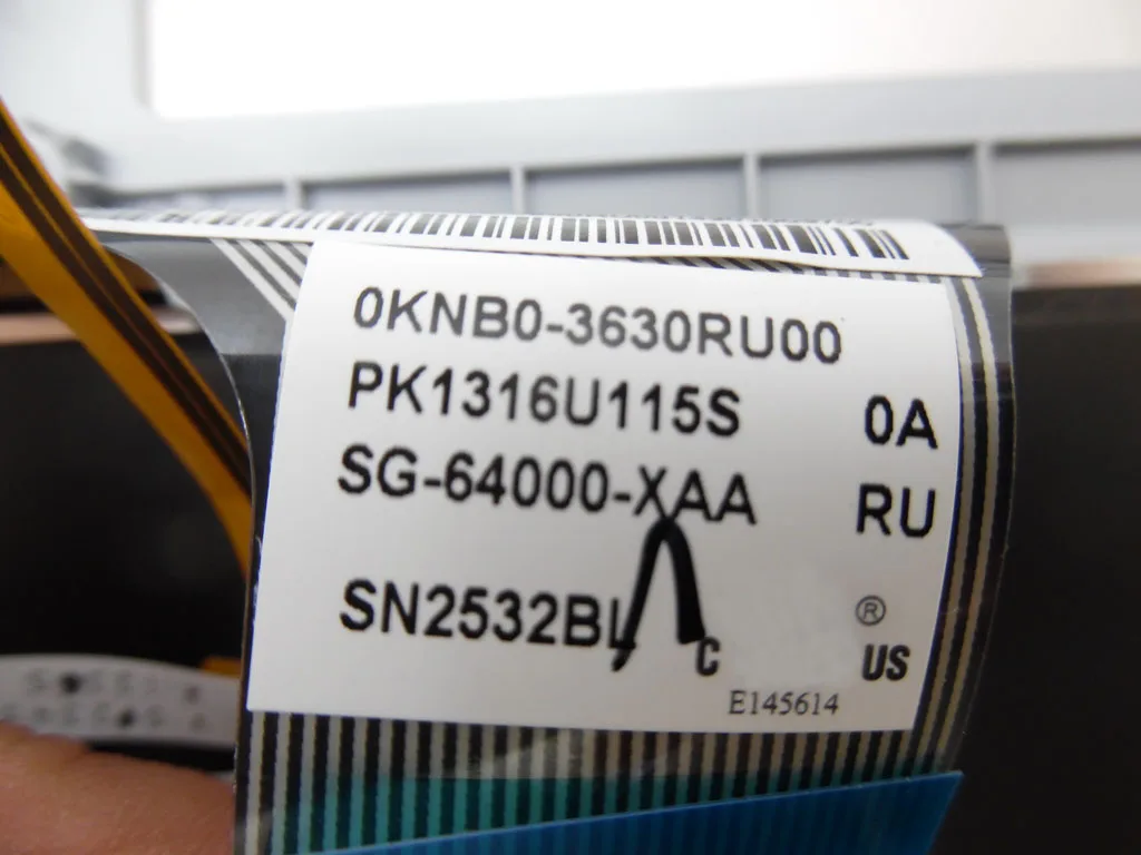 Упор для рук и клавиатура ноутбука ASUS U303 U303UA U303UB UX303 UX303L U303L UX303LN серебро (ru россия