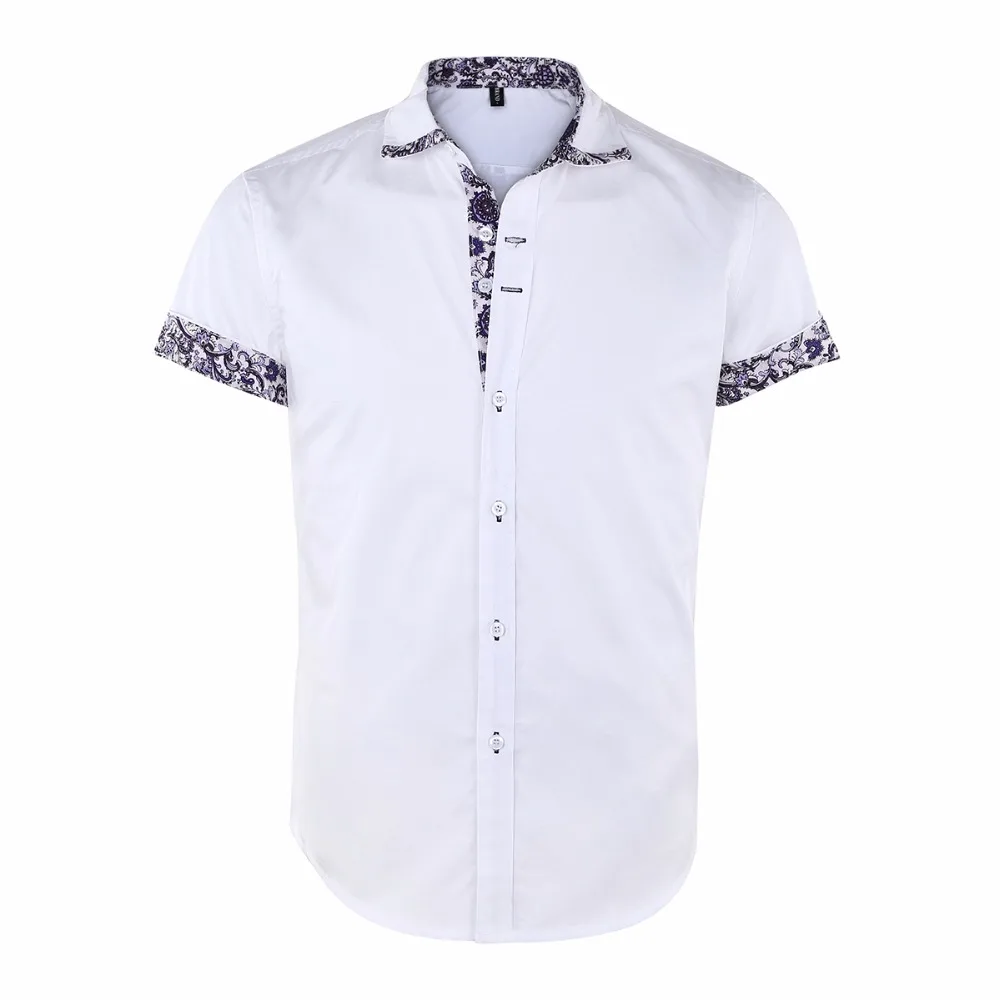 Мужская рубашка с коротким рукавом отложным воротником размеры до 3XL|male clothes|shirt