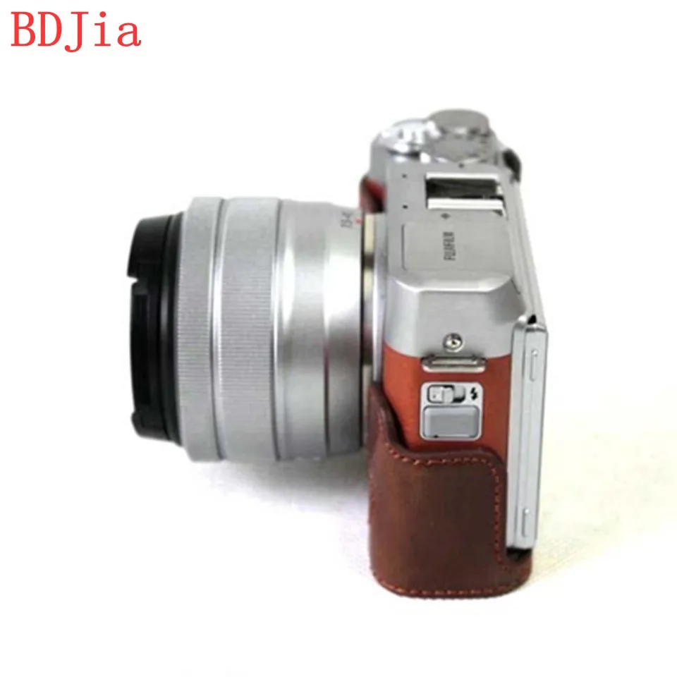 Модная сумка для камеры чехол Fujifilm XA7 XA20 XA5 XA10 XA3 из искусственной кожи половинный
