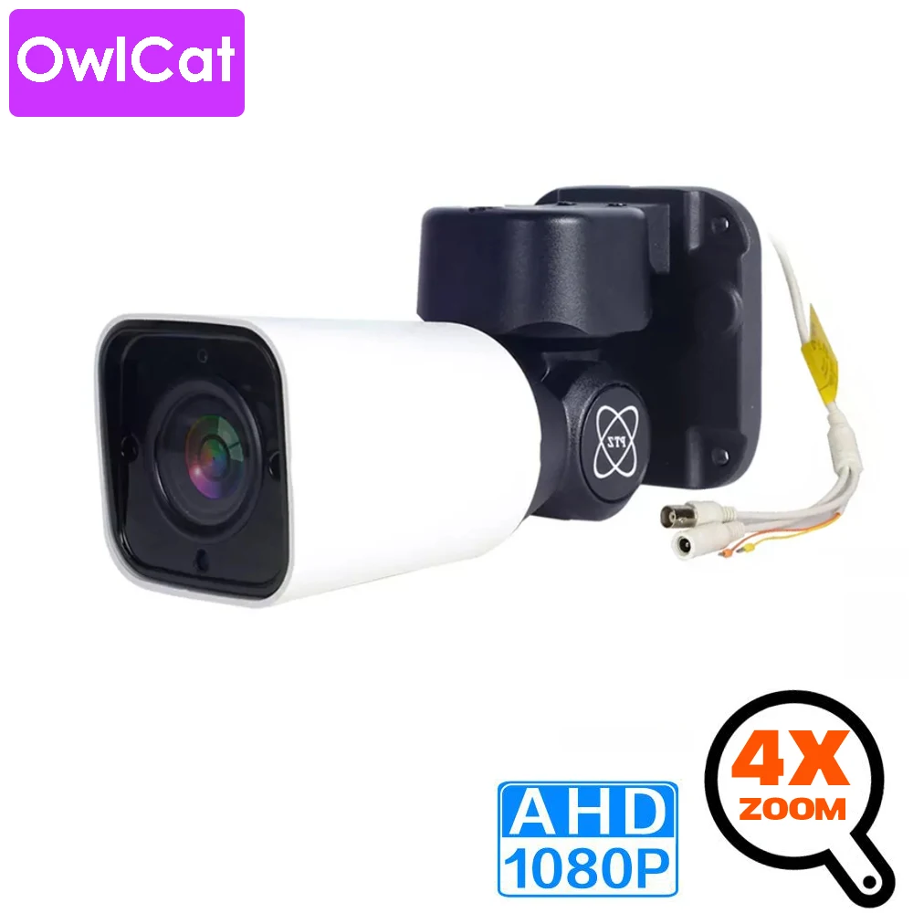 4X зум Full HD 2MP SONY323 Поворотная камера 1080P AHD Bullet PTZ Водонепроницаемая ИК 50 м AHD CVI TVI CVBS 4в1 коаксиальный контроль