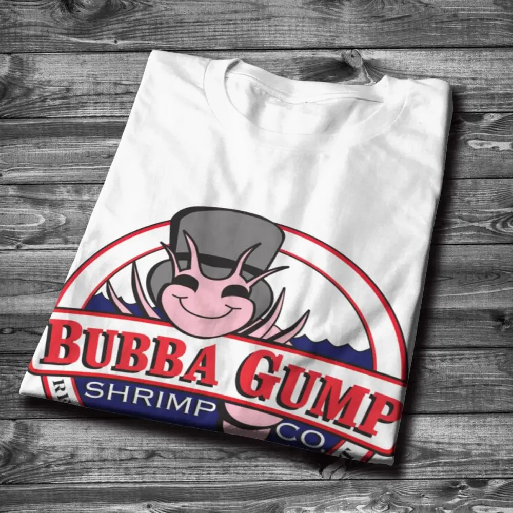 Классическая футболка с изображением фильма Forrest Gump Bubba креветки 100% здоровая