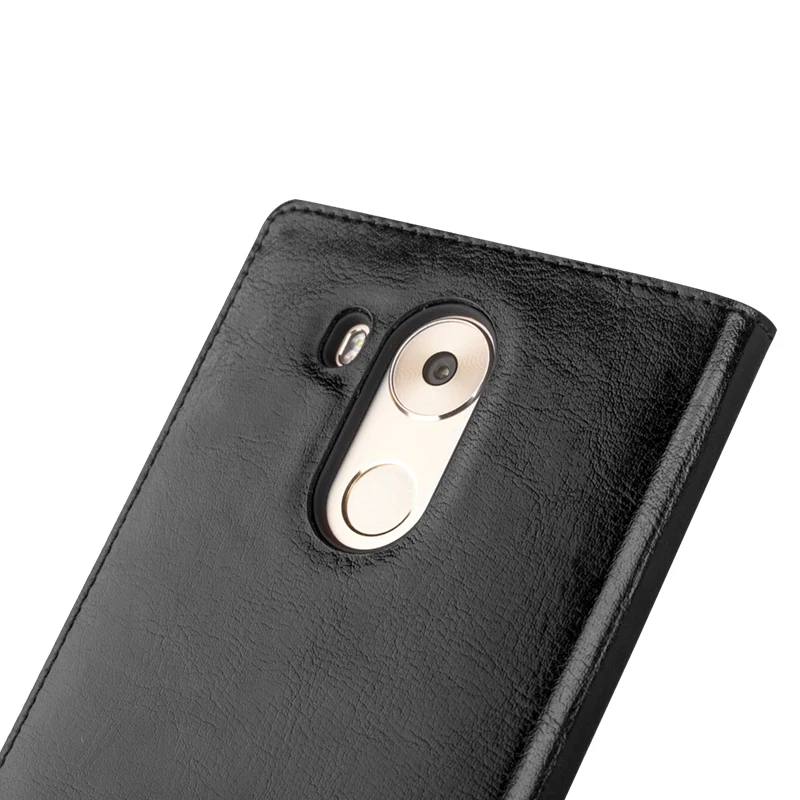 QIALINO 2016 чехол для huawei Ascend mate 8 популярный роскошный из натуральной кожи флип умный