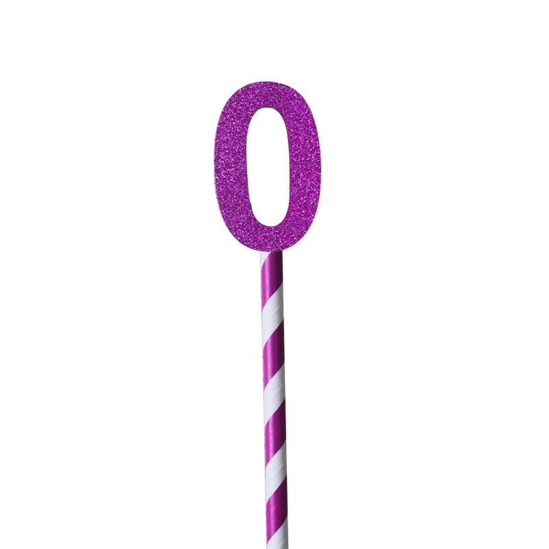 2bags 20pcs DIY Number Stick Cake Decor Ice-cream Cupcake Toppers Picks Boy Girl Kids Birthday Party Festival Dessert | Дом и сад