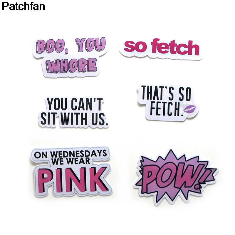 Patchfan 20 шт. креативные Значки для девочек DIY декоративные наклейки стиль DIY PC настенный ноутбук чехол для телефона Скрапбукинг альбом A1921