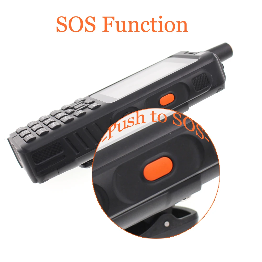 UNIWA F40 телефон радио 4G LTE POC Telefono 7S Walkie Talkie Android 6 0 Zello GPS Радио Мобильный терминал две