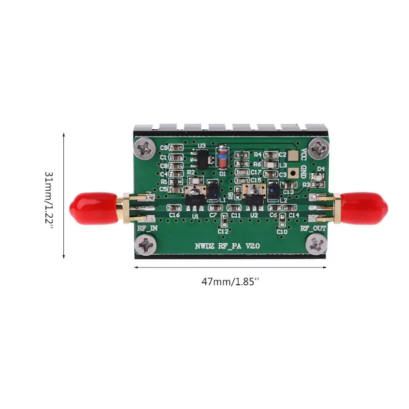 2MHz-700MHZ RF Power Amplifier Broadband Amplification For HF VHF UHF FM Transmitter Radio | Инструменты