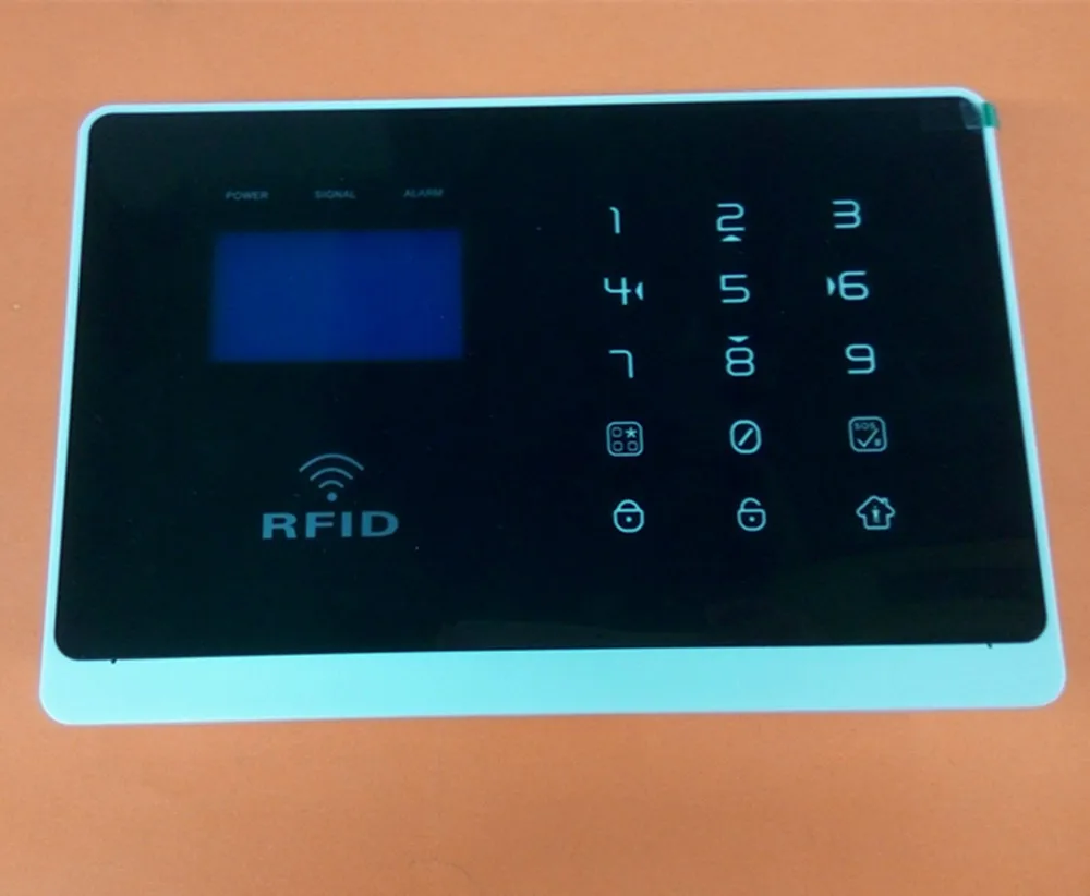 GSM сигнализация с rfid-картой и сенсорной клавиатурой на