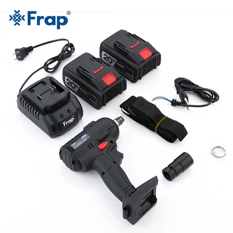 Электрический гайковерт Frap 320N.m ударный бесщеточный аккумуляторный аккумулятор