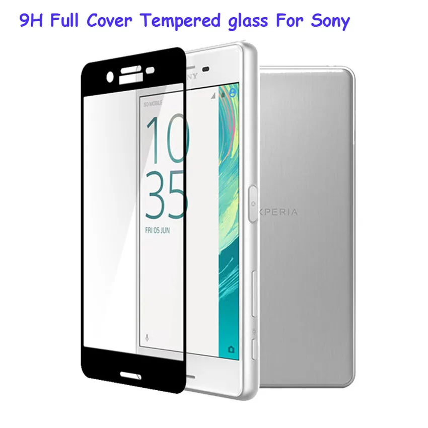 9H Премиум Защитная пленка для экрана Sony Xperia XZS XZ XA2 XA1 XA Ultra XZ2 XZ1 Compact полное покрытие