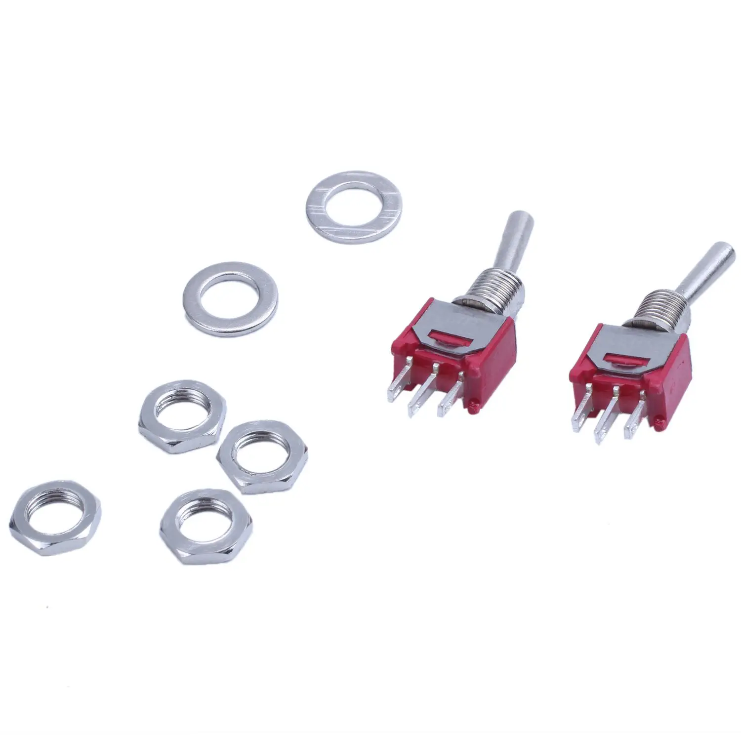 2 Pcs Single Pole Double Throw SPDT On/On Mini Toggle Switch | Обустройство дома