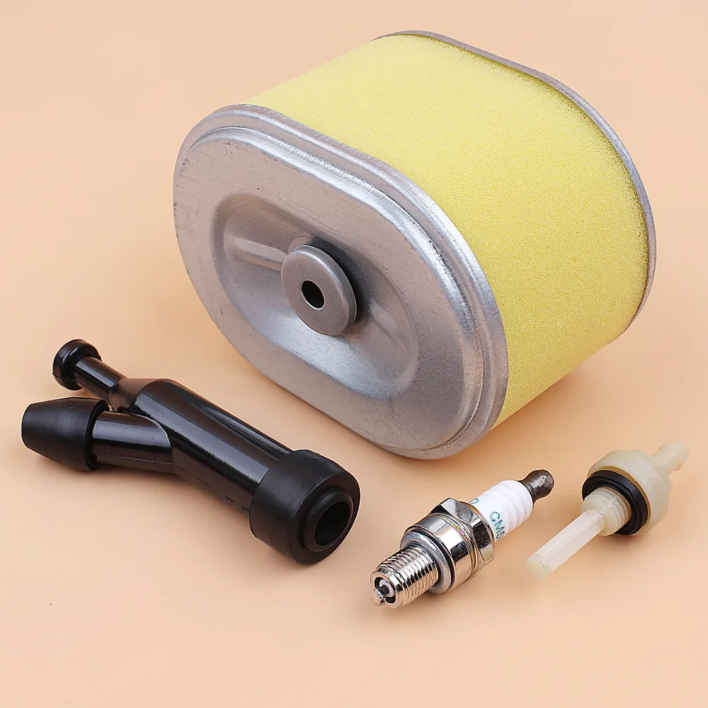 Air Filter Spark Plug Cap Tune Up Kit For Honda GX140 GX160 GX200 17210-ZE1-822 17210-ZE1-505 5.5-6.5HP Gas Engine Motor | Инструменты