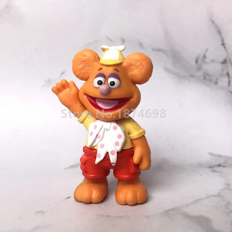Новинка, Маппет, животные, мисс Хрюша, мишка Fozzie, 3 шт. в наборе, мини ПВХ фигурки, игрушки, куклы для детей, подарки для детей, 6 см