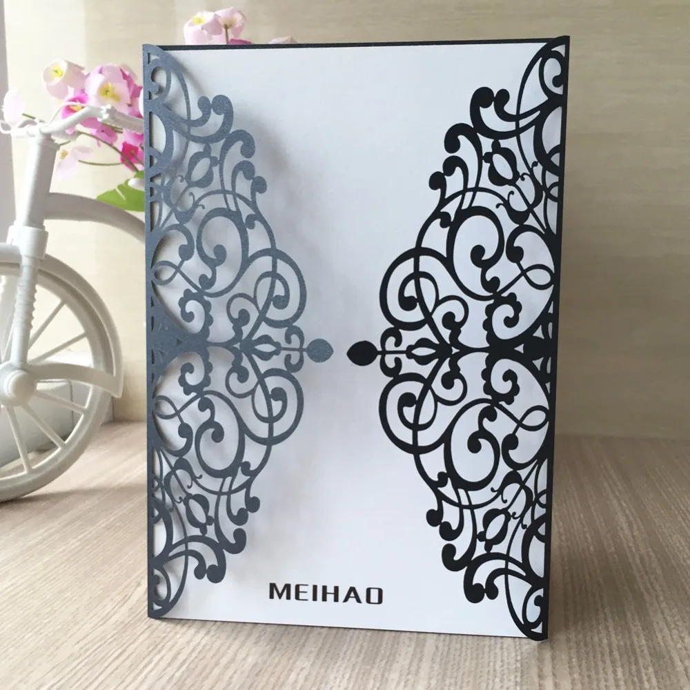 50 шт. свадебные пригласительные открытки|invitation card pcs|wedding invitation envelopesupplies party |