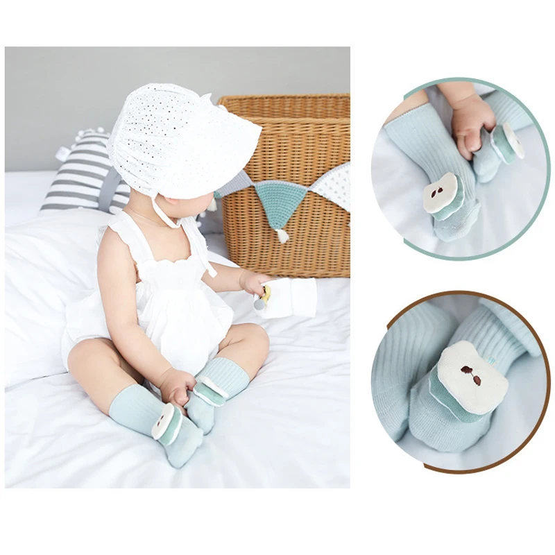 Cute Infant Baby Socks Non-slip Winter 3D Fruit Pattern Indoor Floor Warm For Cotton Newborn Gift |