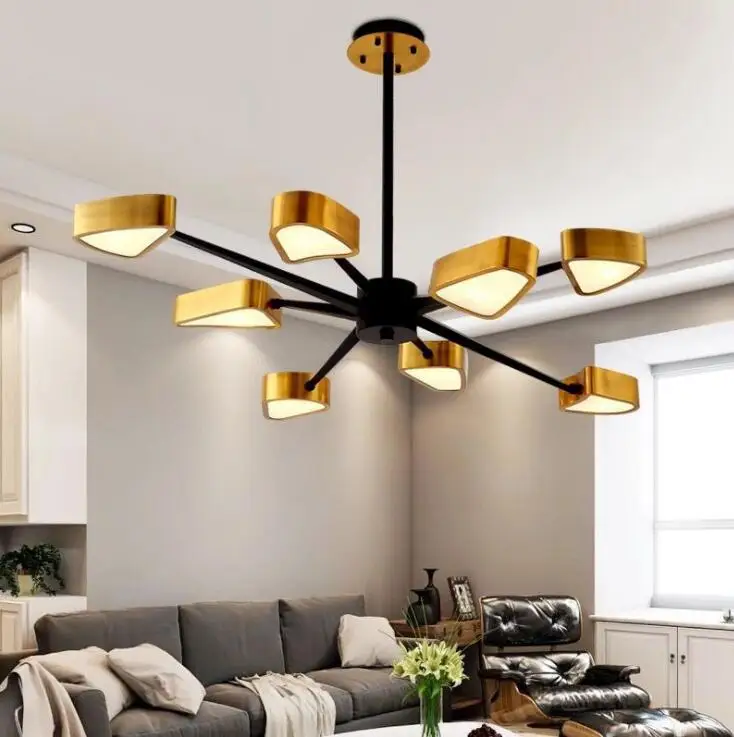 구매 L 북유럽 포스트 모던 미니멀리스트 대기 샹들리에 크리 에이 티브 개성 스타일 의류 매장 바 레스토랑 다이닝 룸 LED