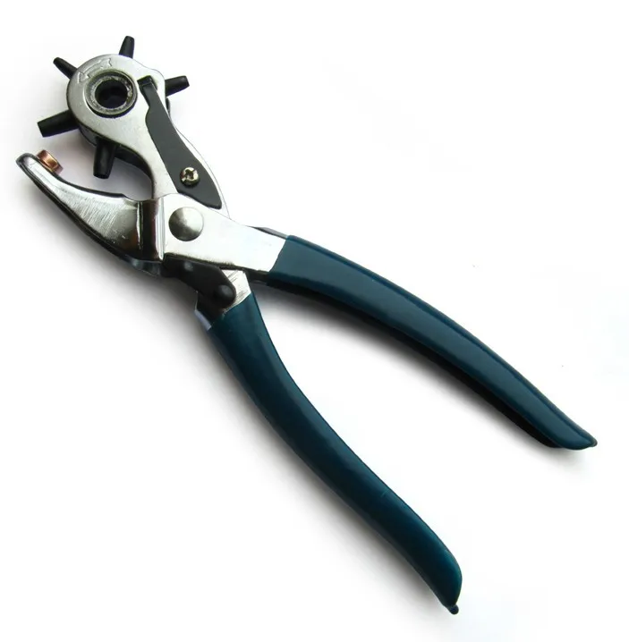 Бесплатная доставка 230 мм (9 дюймов) шесть различных размеров отверстий кожа Холст