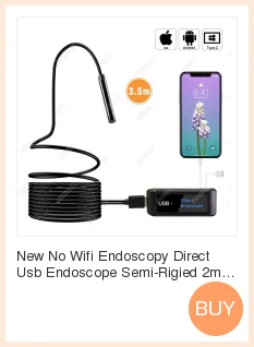 2 м 3,5 м 10 м Wifi микро эндоскоп 1200P HD камера мегапиксели для IOS Android Водонепроницаемая видеокамера двигатель Бороскоп Труба 8 мм 8 светодиодный