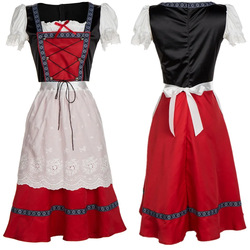 Модный костюм для девочек на Октоберфест модель 2018 немецкой традиции дирндл
