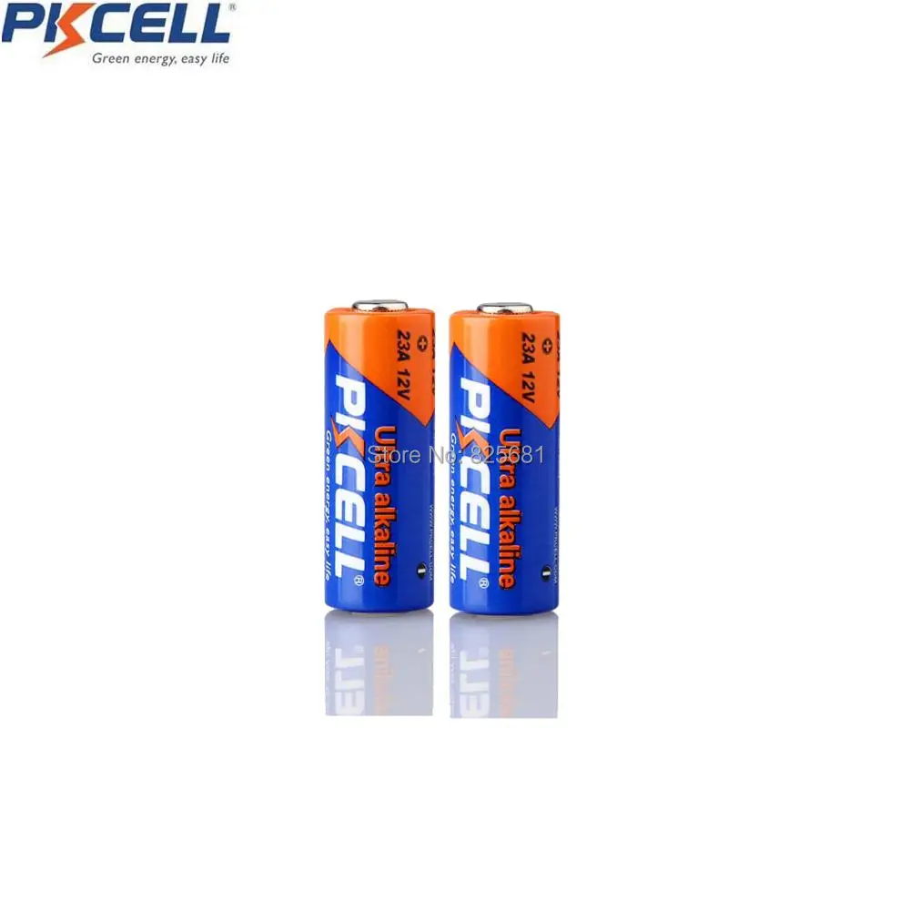 2 шт. PKCELL 23A батарея 12 В L1028 MN21 V23GA MN21 VR21 A23 супер Щелочная сухая батарея для дверной звонок Зажигалка Роллинг затвора двери