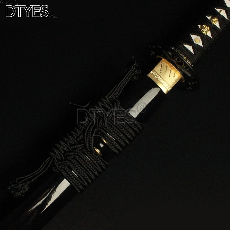 Damascus Folded Steel Clay Tempered Obvious Real Beautiful Hamon 10 Times 1024 Layers Blade Japanese Samurai Katana Sword | Дом и сад