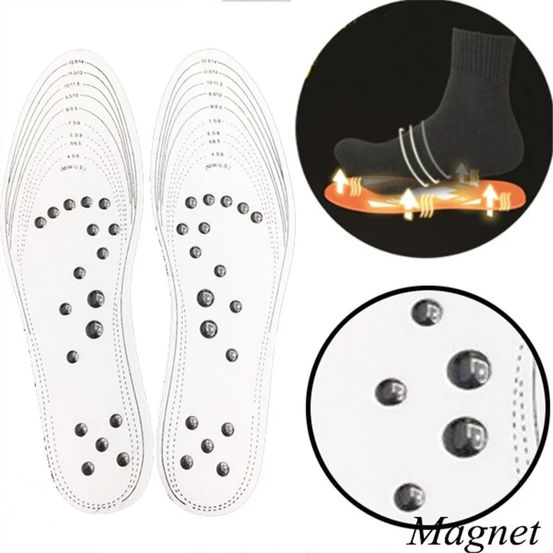 

1 Pair Men Women Sport Insoles Promote Blood Magnetic Massage Shoe Insole Slimming Weight Loss Foot Magnetic Massage Health Care