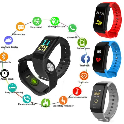 Bluetooth Смарт браслет для мужчин кровяное давление водонепроницаемые спортивные