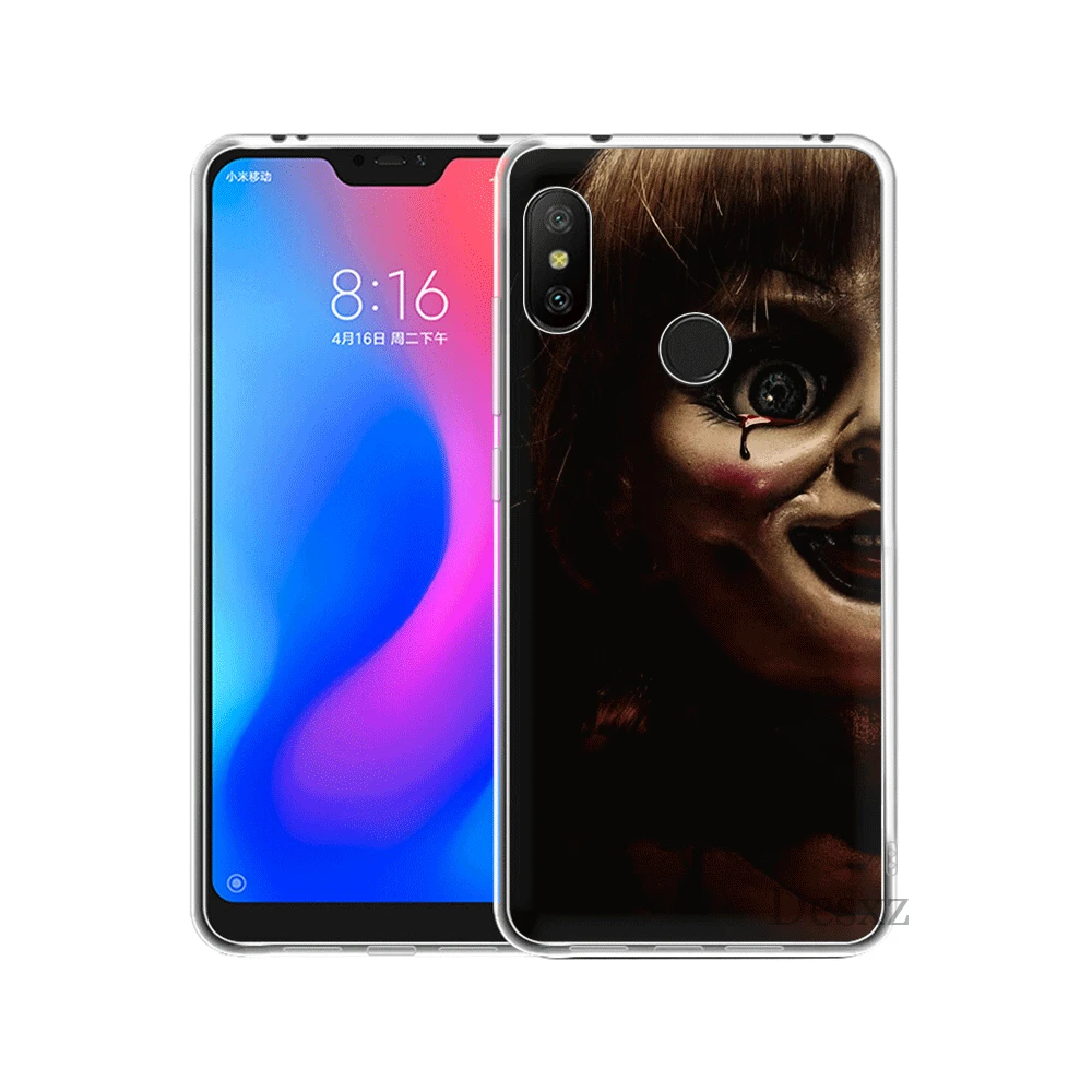 Мягкий ТПУ чехол для xiaomi Redmi Note 4 4X5 6 5A Pro Prime Annabelle Creation Horror | Мобильные телефоны и